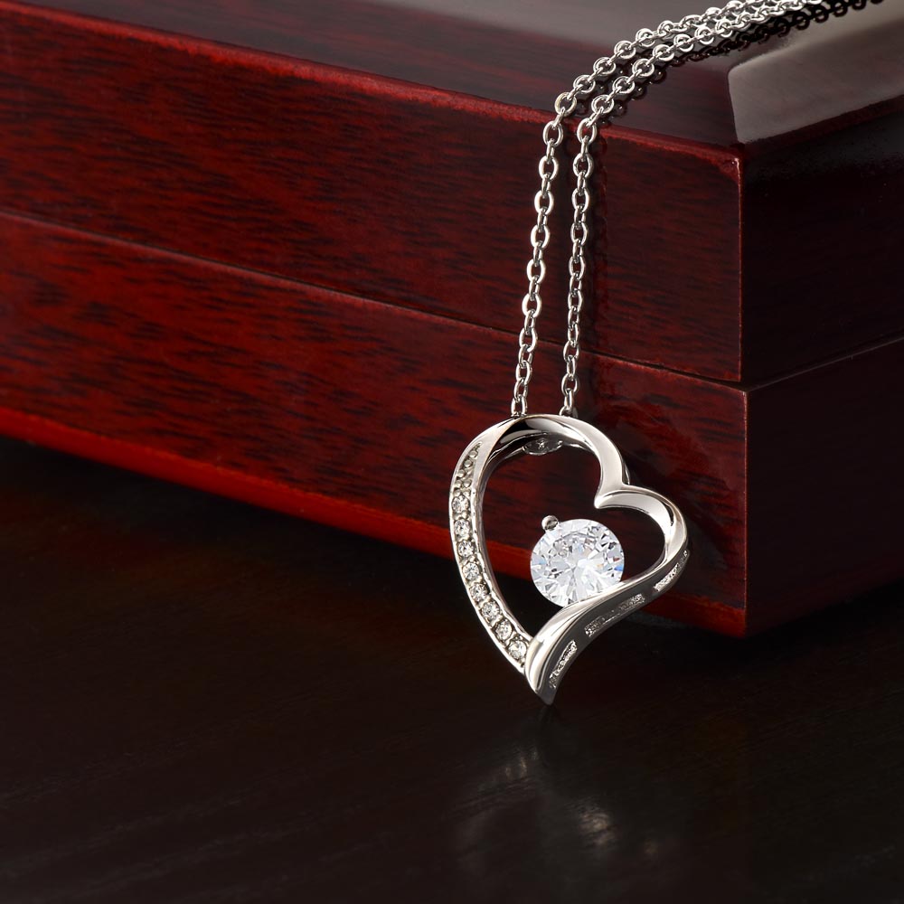 Valentine's Day To My Beautiful Wife Forever Love Necklace