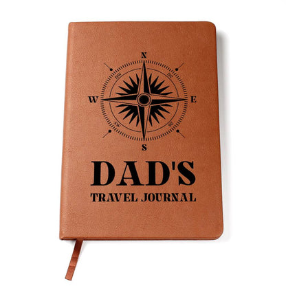 Dad's Travel Journal - Graphic Leather Journal