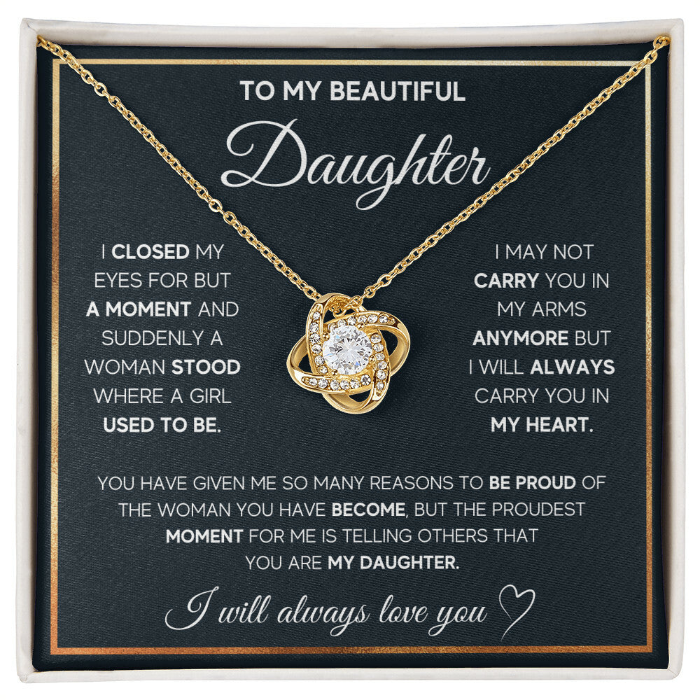 To My Daughter, I Will Always Carry You In My Heart