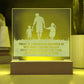 TODAY IS A DEDICATED REMINDER OF HOW MUCH YOU ARE VALUED - Engraved Acrylic Square Plaque