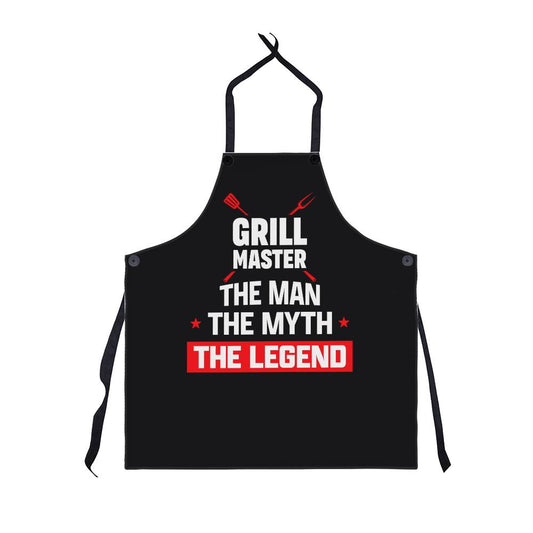 Grill Master The Man The Myth The Legend Apron - Adult Apron