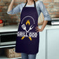 Grill God Apron For Kitchen Aficionado & Culinary Enthusiast