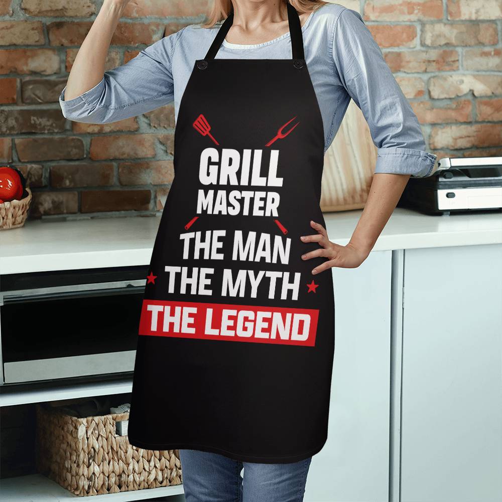 Grill Master The Man The Myth The Legend Apron - Adult Apron