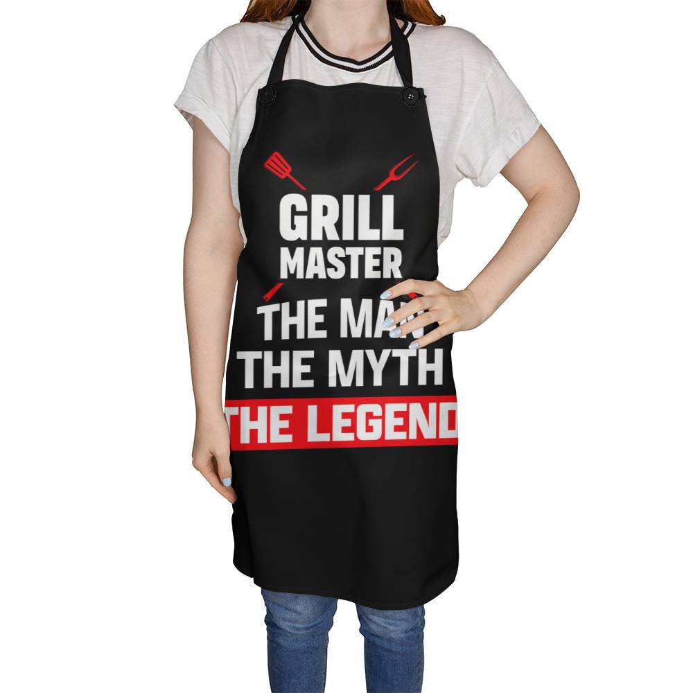 Grill Master The Man The Myth The Legend Apron - Adult Apron