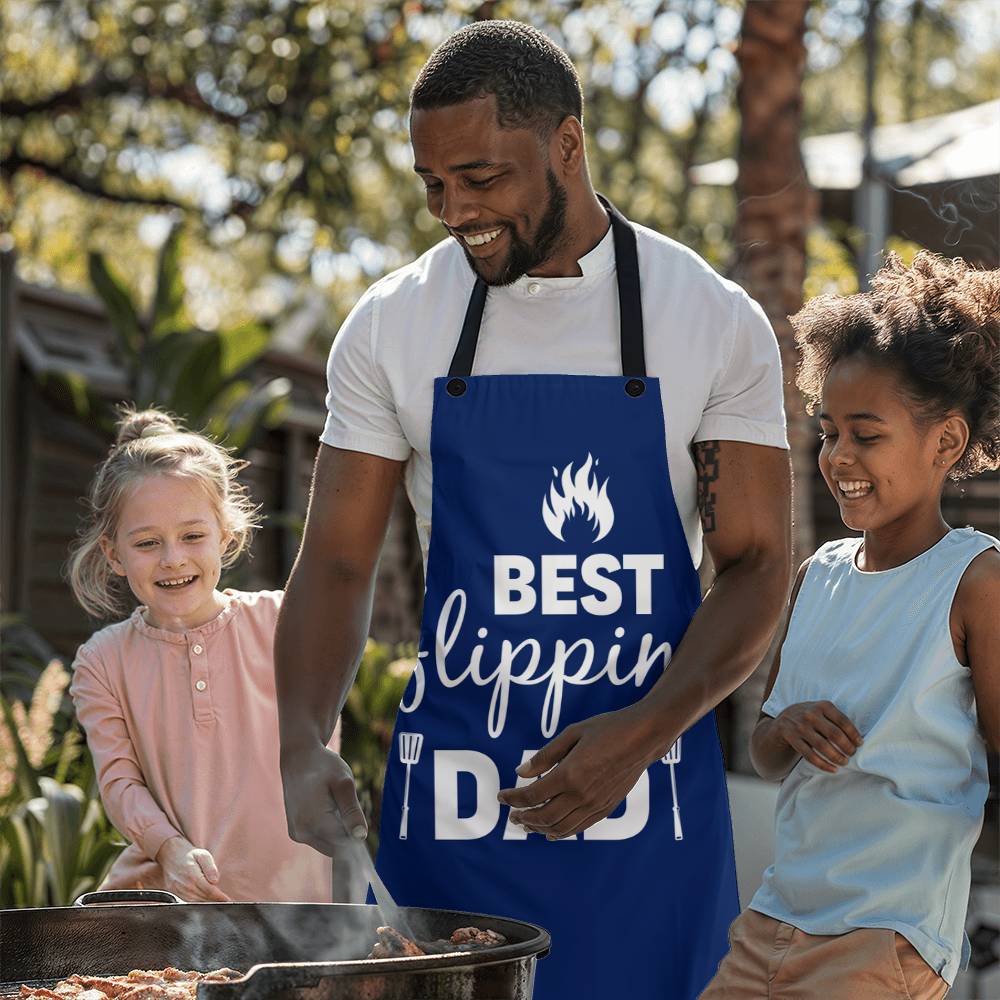 Best Flippin Dad Apron - Adult Apron