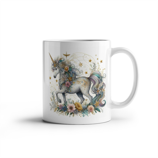 Life Is Better With Unicorns White Ceramic Mug