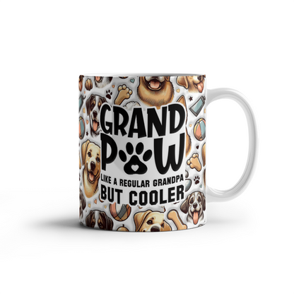 Grand Paw White Ceramic Mug