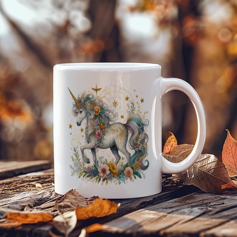 Life Is Better With Unicorns White Ceramic Mug