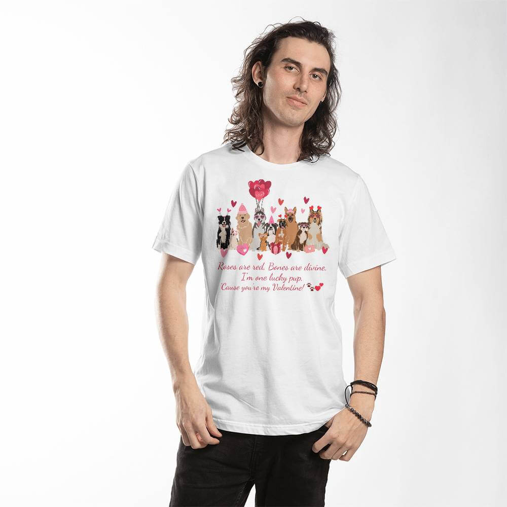 Valentine's Day One Lucky Pup T-Shirt