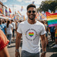 Pride Month Love Is Love Unisex T-Shirt Front Print