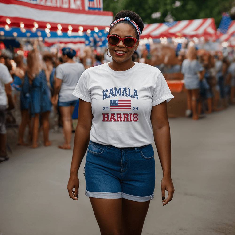 Kamala Harris 2024 Unisex T-Shirt With Front Print