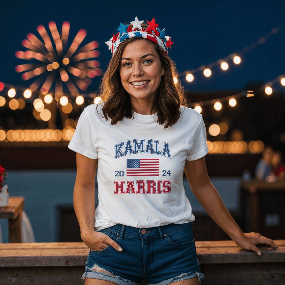 Kamala Harris 2024 Unisex T-Shirt With Front Print