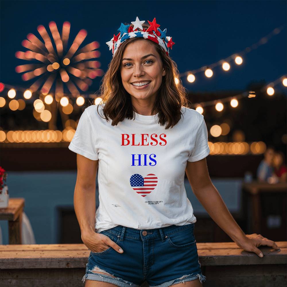 Bless His Heart - Harris Campaign 2024 Presidential Election Unisex T-Shirt With Front Print