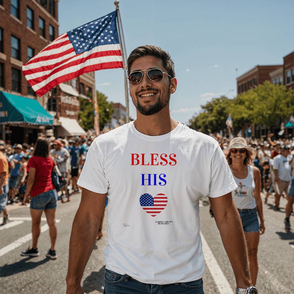 Bless His Heart - Harris Campaign 2024 Presidential Election Unisex T-Shirt With Front Print