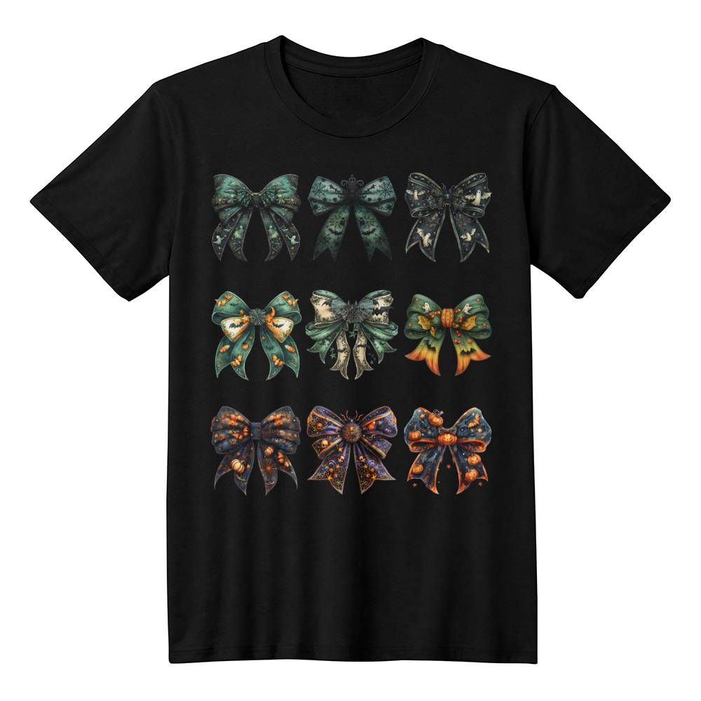 Spooky Season 9 Halloween Bows T-Shirt