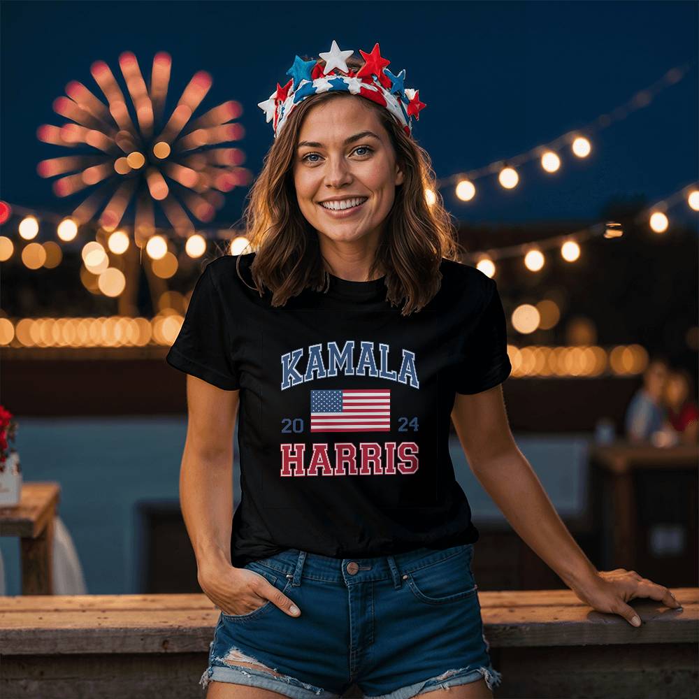 Kamala Harris 2024 Unisex T-Shirt With Front Print