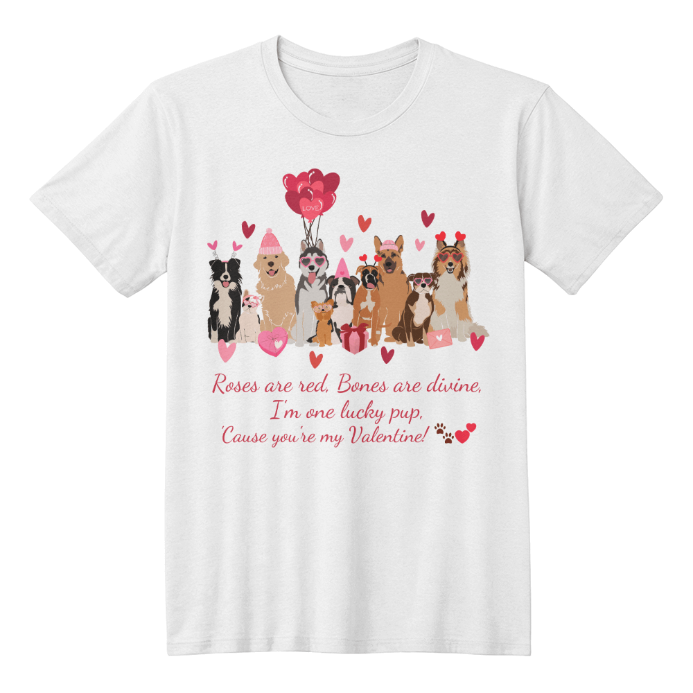 Valentine's Day One Lucky Pup T-Shirt