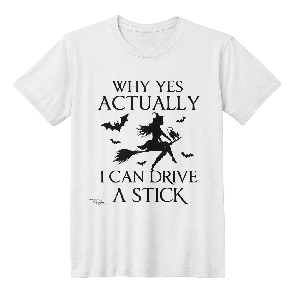 Why Yes Actually I Can Drive A Stick Halloween T-Shirt