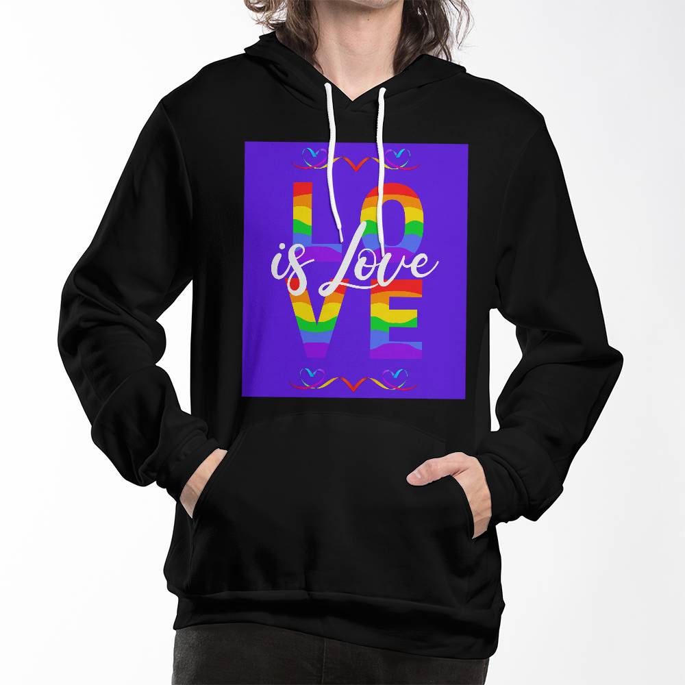 Love Is Love Unisex Pullover Hoodie Front Print