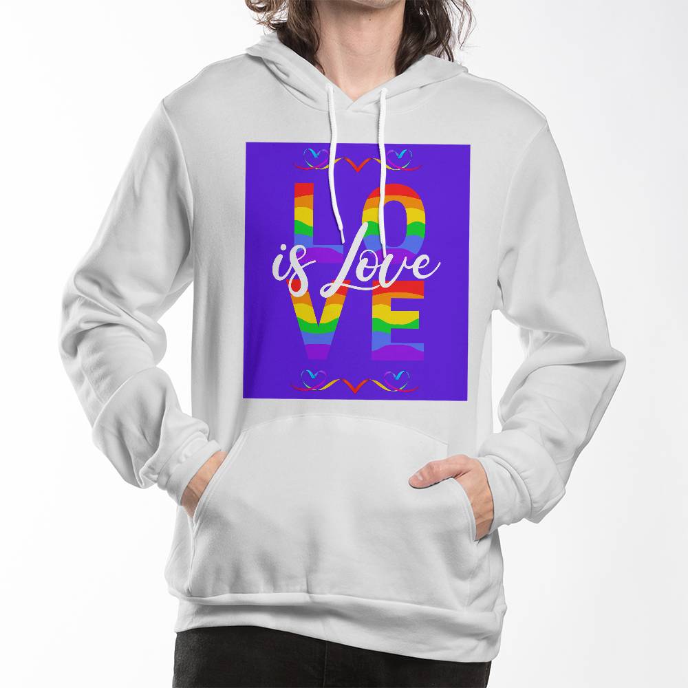 Love Is Love Unisex Pullover Hoodie Front Print