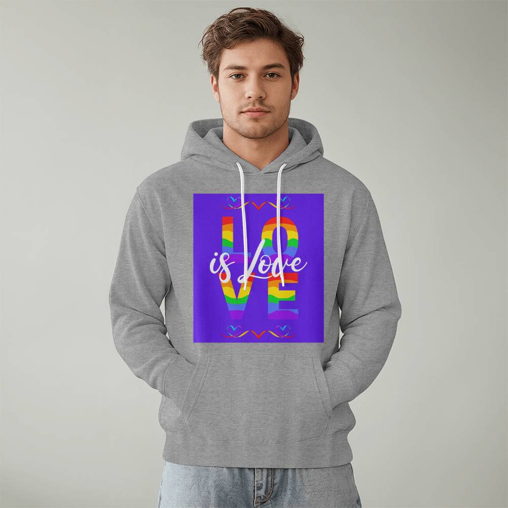 Love Is Love Unisex Pullover Hoodie Front Print