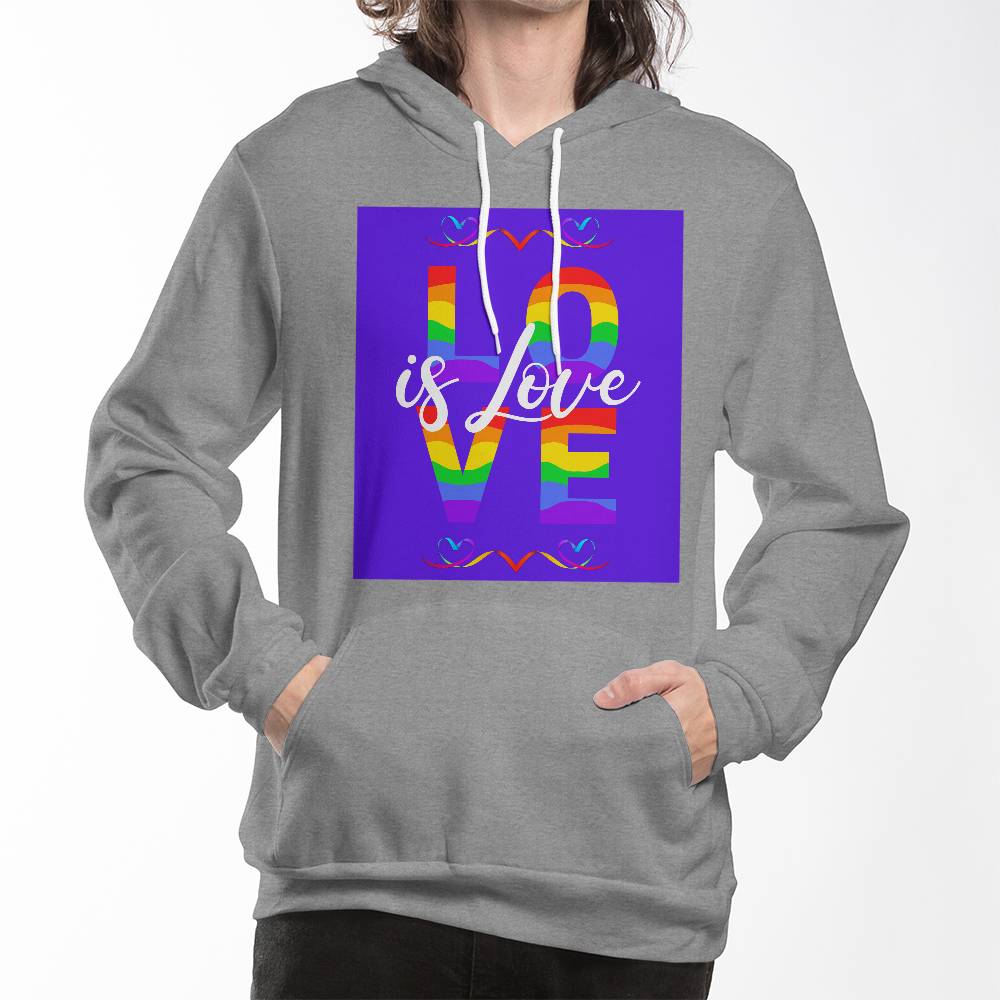 Love Is Love Unisex Pullover Hoodie Front Print