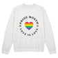 Pride Month Love Is Love Unisex Crewneck Sweatshirt Front Print