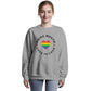 Pride Month Love Is Love Unisex Crewneck Sweatshirt Front Print