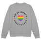 Pride Month Love Is Love Unisex Crewneck Sweatshirt Front Print