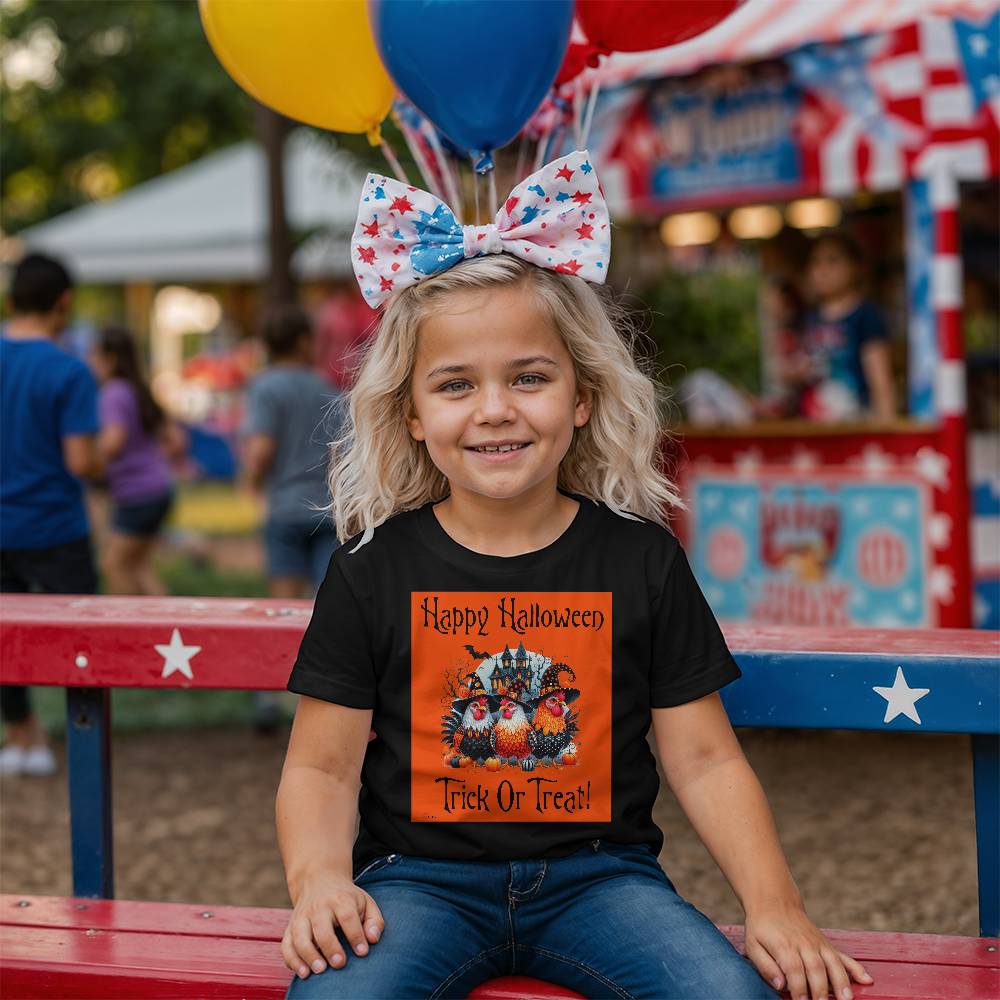 Happy Halloween Trick Or Treat! Unisex Youth T-Shirt With Front Print