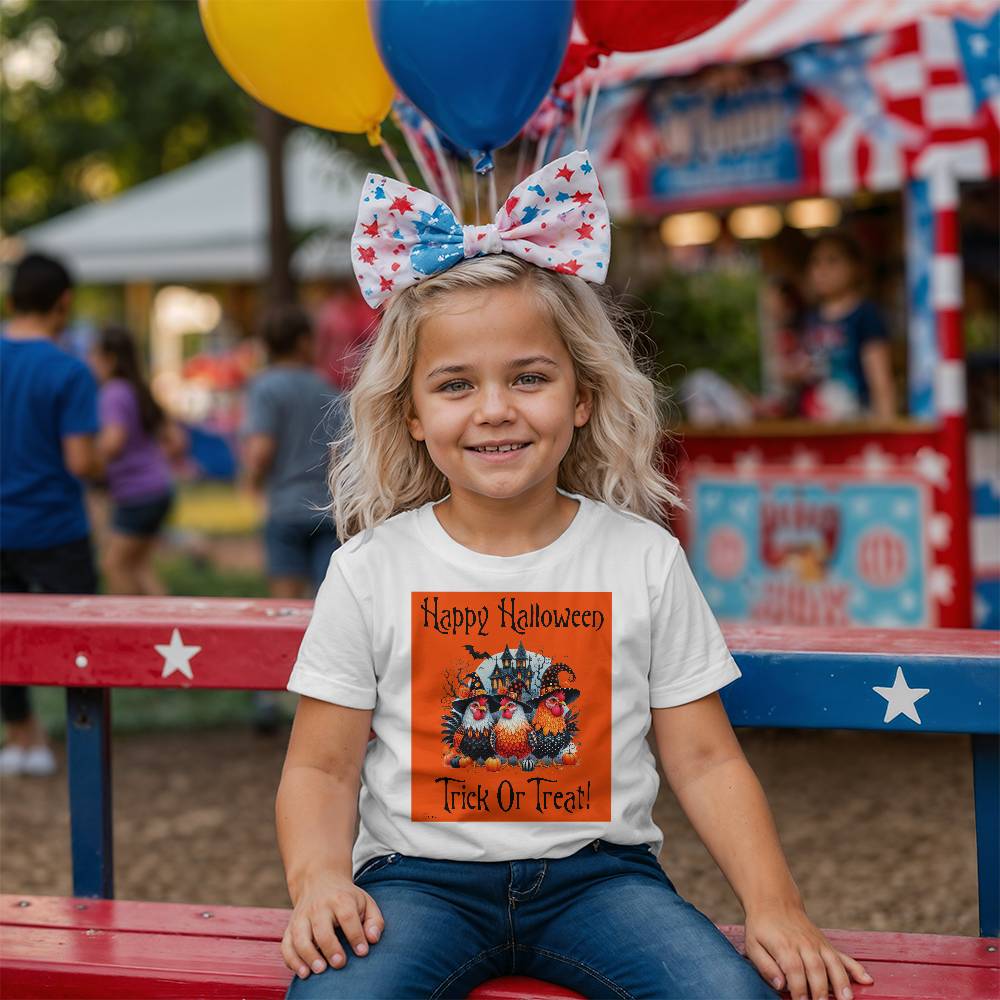 Happy Halloween Trick Or Treat! Unisex Youth T-Shirt With Front Print