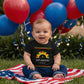 Happy Juneteenth Freedom Day Baby Jersey Tee Front Print