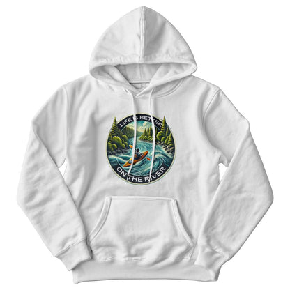 Life is Better on the River Kayak Adventure Sweatshirt