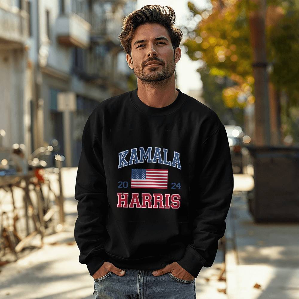 Kamala Harris 2024 Unisex Crewneck Sweatshirt With Front Print