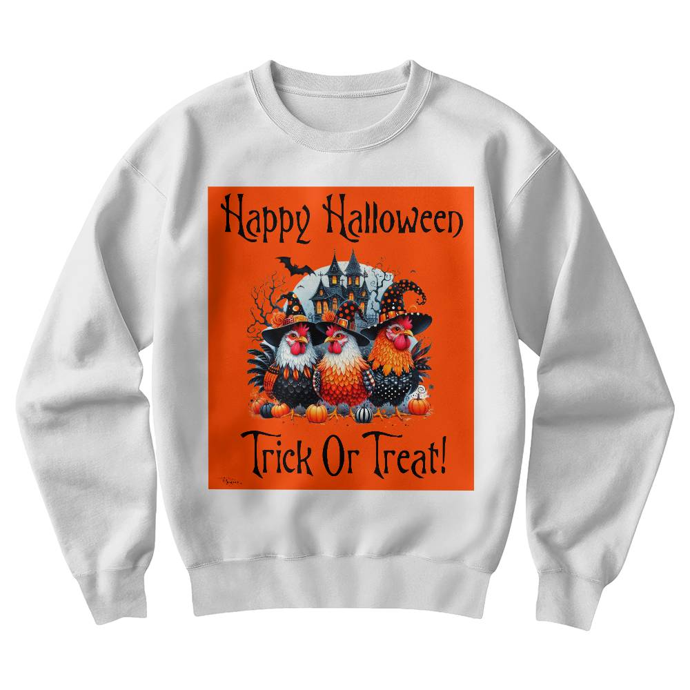 Happy Halloween Trick Or Treat! Unisex Crewneck Sweatshirt With Front Print