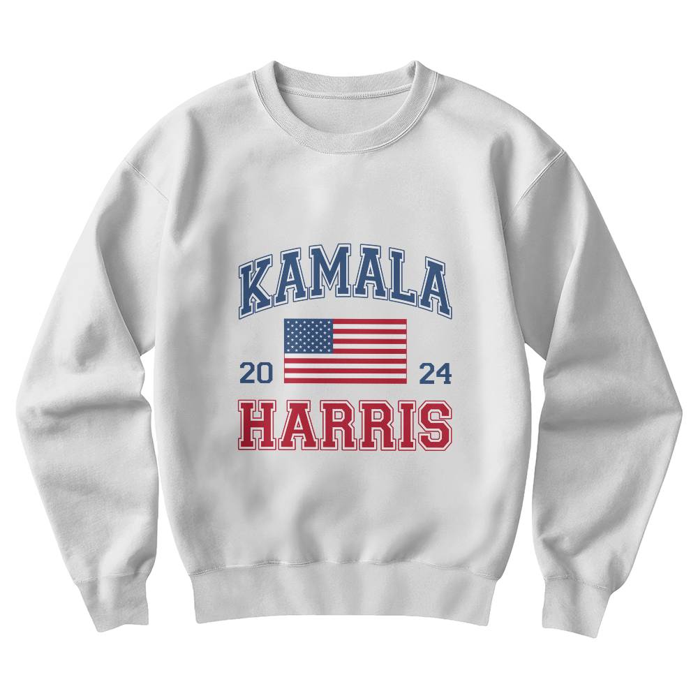 Kamala Harris 2024 Unisex Crewneck Sweatshirt With Front Print