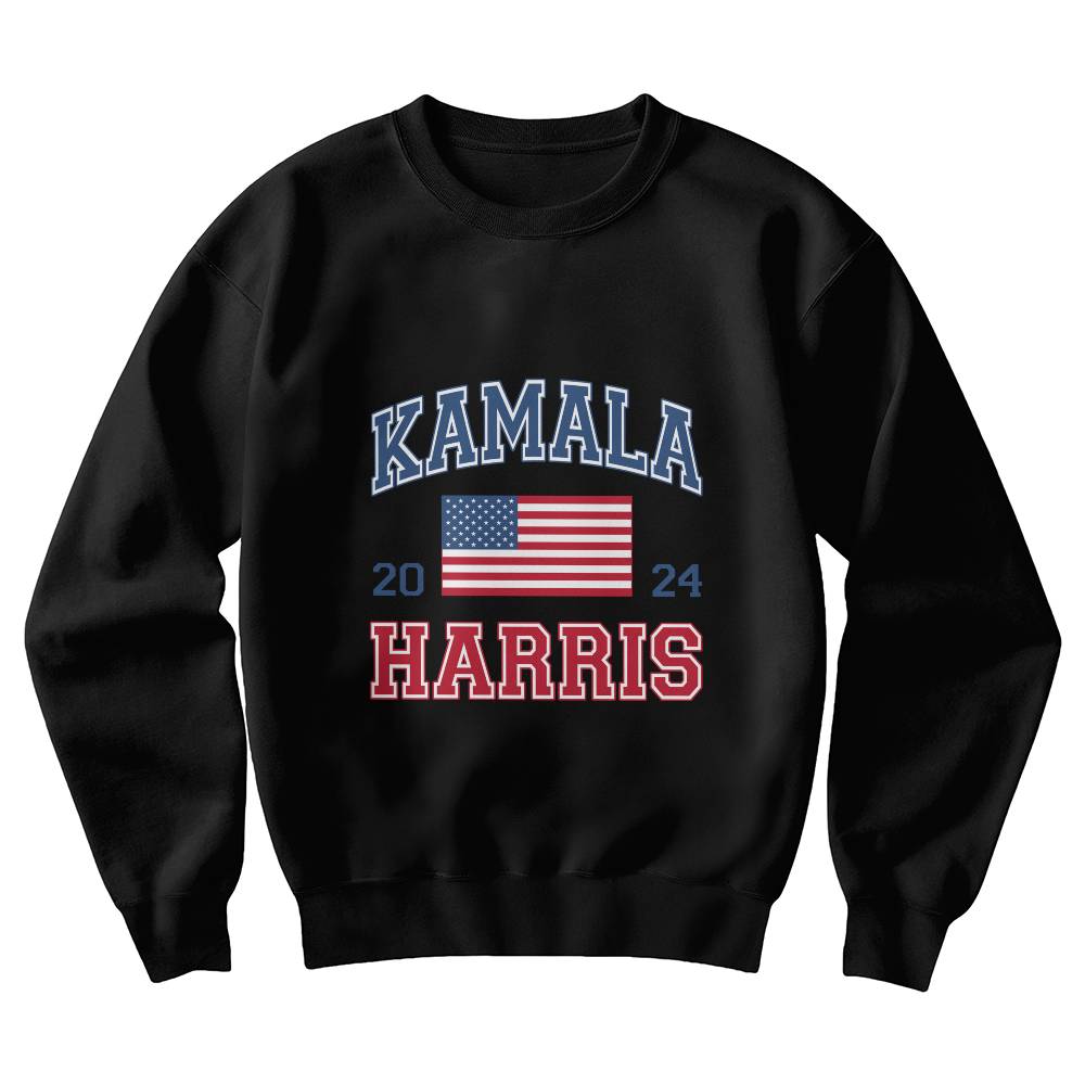 Kamala Harris 2024 Unisex Crewneck Sweatshirt With Front Print